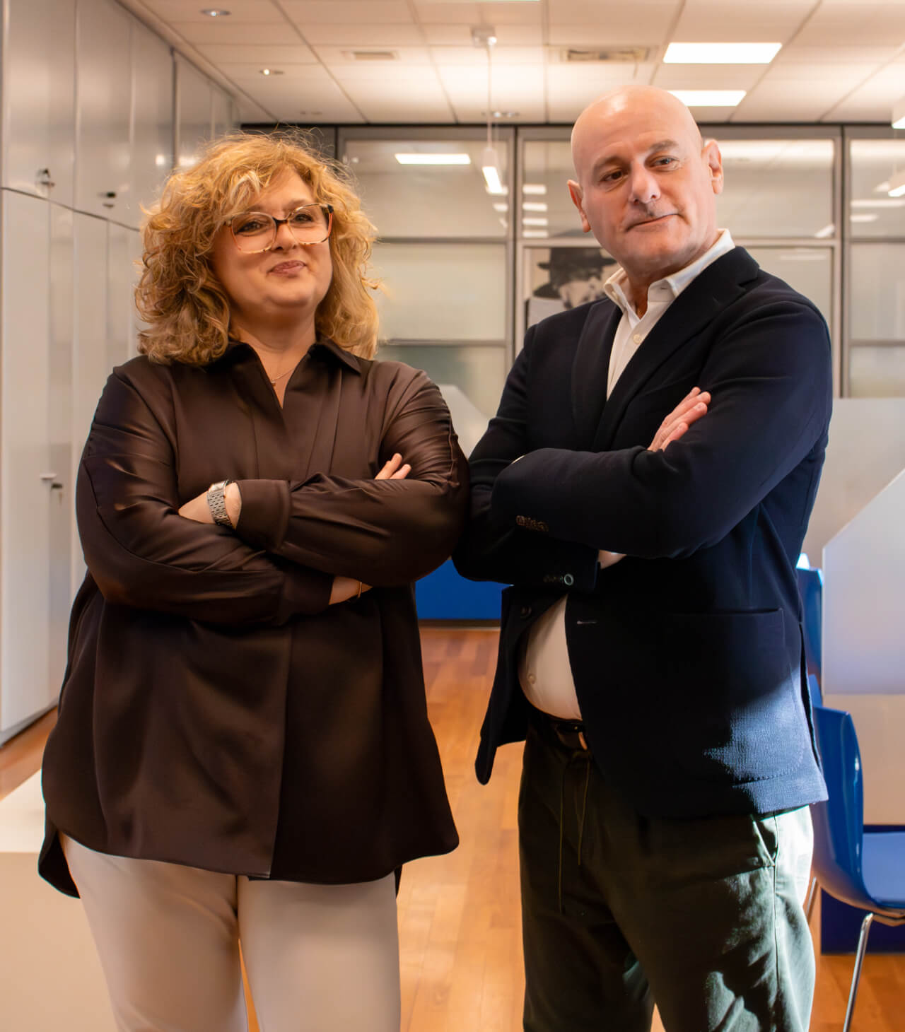 Foto di Simonetta Della Vedova e Francesco Castiglia, agenti generali di SCF