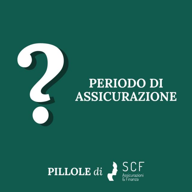 Cosa si intende per periodo di assicurazione?
 
Nel caso in cui l’assicurazione preveda una durata annuale o pluriennale, questo s’intende stabilito come il periodo compreso tra la prima data di decorrenza dell’assicurazione e la prima scadenza annua e, per gli anni seguenti, come il periodo compreso tra le successive date di decorrenza e le date di scadenza annue di Polizza; nel caso in cui l’assicurazione sia stipulata per una durata inferiore all’anno, detto periodo coincide con quest’ultima durata.
 
📞 0432 532093
📨 info@scfassicurazioni.it

#assicurazioni #finanza #allianz #polizza #rca #polizzaassicurativa